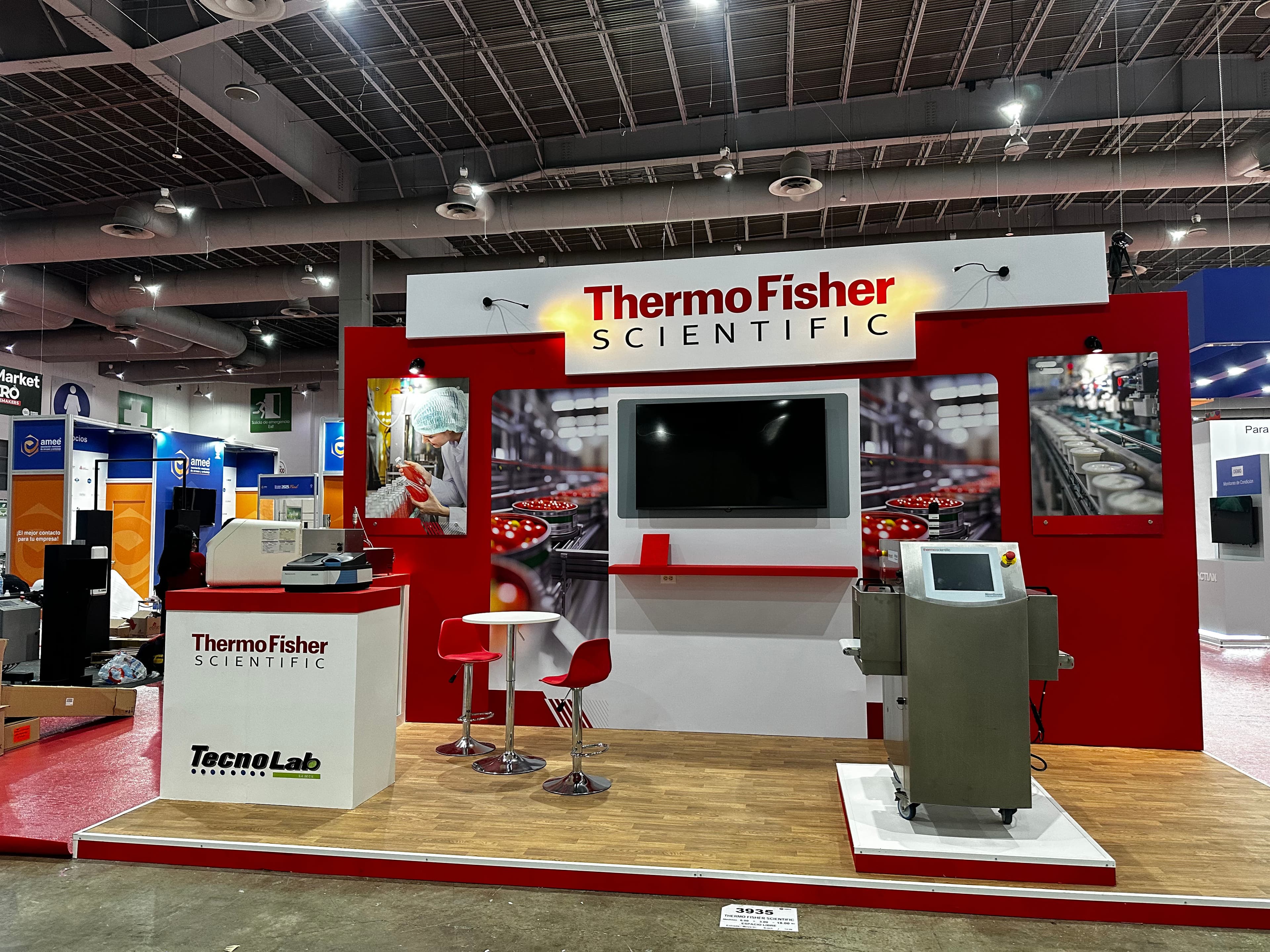 Stand FoodTech 2025 - ThermoFisher para Thermo Fisher